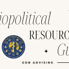 graphic saying 'sociopolitical resource guide'